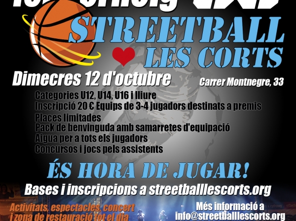 1er Torneig 3x3 Streetball ♥ les Corts