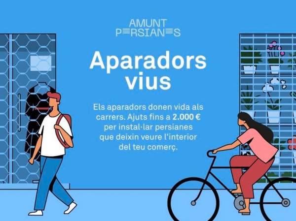 El Ayuntamiento de Barcelona destina 1 millón de euros para dotar de vida a los escaparates comerciales de la ciudad